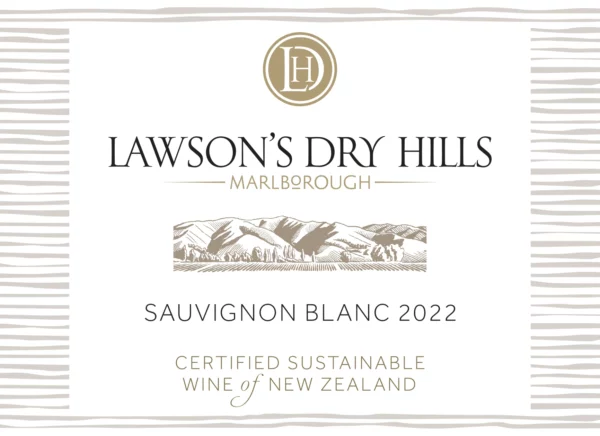 LDH Lawsons Dry Hills brand label