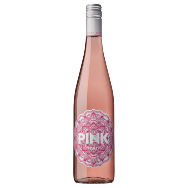 Bottle of Lawson’s Dry Hills Pink Pinot